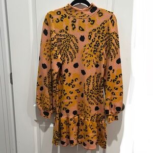 Farm Rio Palms Sweater Mini Dress